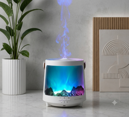 Vaporify Vulcano™ – Humidificador Llama & Efecto Medusa 3D